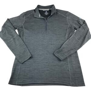 Kuhl Gray Quarter Zip Mens Size Medium Outdoor Hiking Pullover